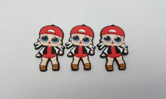Aplique LOL MC Swag Emborrachado de 4,8cm