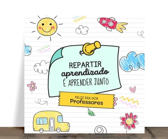Azulejo Decorativo Professor Repartir Aprendizado