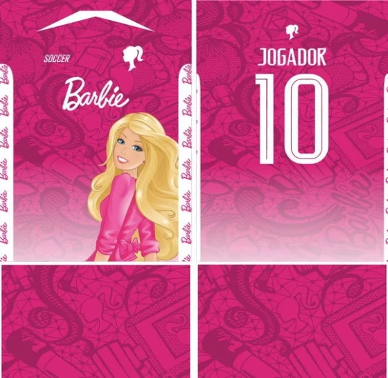 Arte Vetor Camisa Interclasse Barbie 416