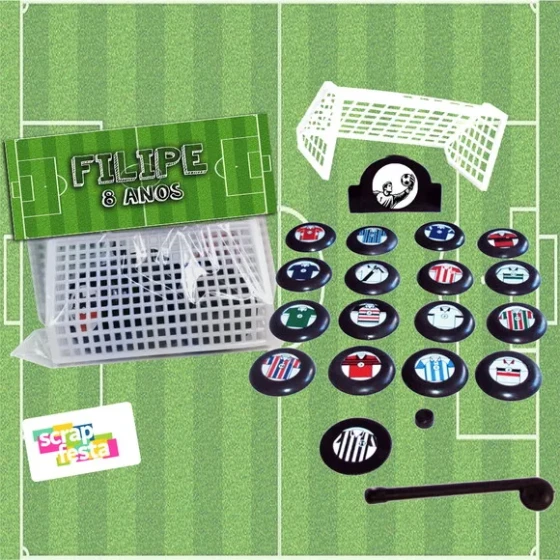 Kit Jogo Futebol de Botão