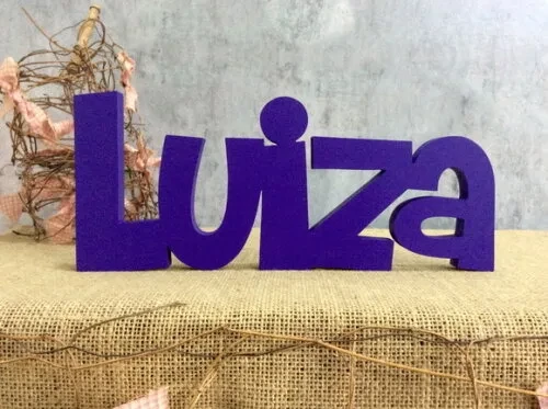 Letras de MDF -Nomes Linha CH