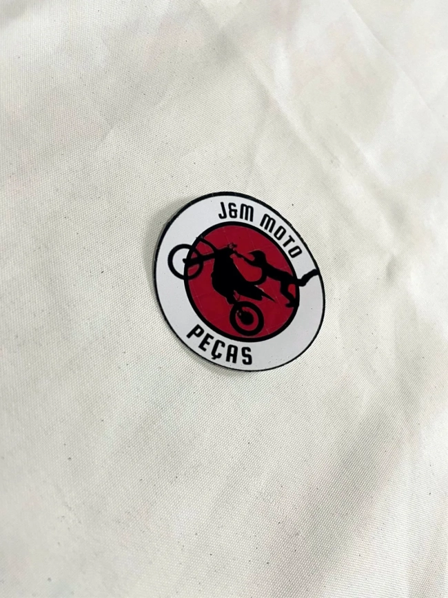 ADESIVO 3x3CM PERSONALIZADO KIT 30 UNDS