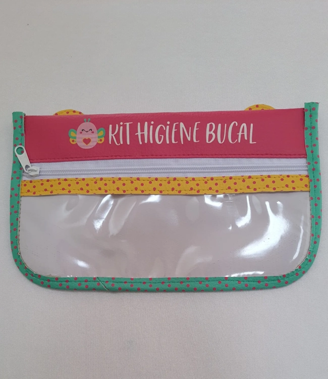 Estojo Higiene Bucal Infantil - Pronta Entrega - Borboleta