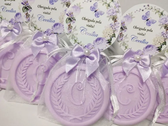 Lembrancinha Maternidade, Sabonete Letra Personalizada