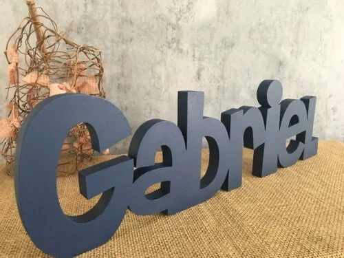Letras de MDF -Nomes Linha CH