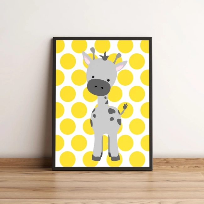 Quadro Infantil de Girafa 143
