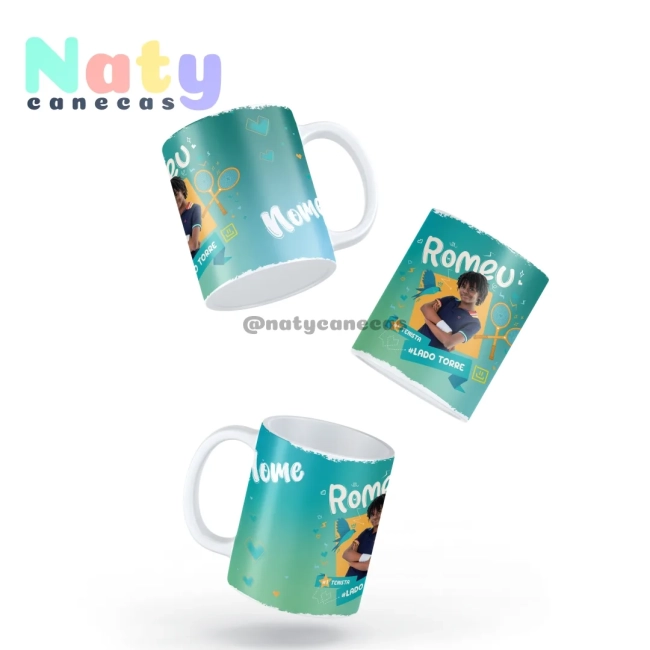 Caneca Personalizada A infância de Romeu e Julieta Personalizada com Nome