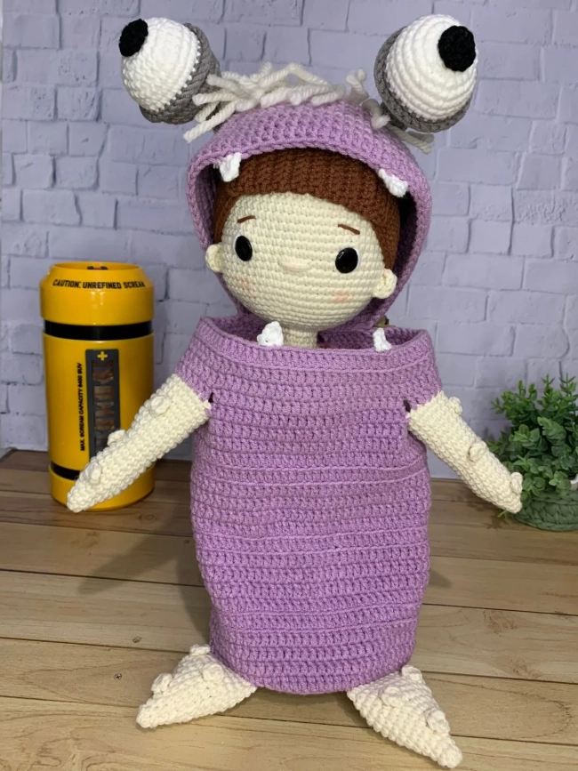 Amigurumi Boo - Monstros SA