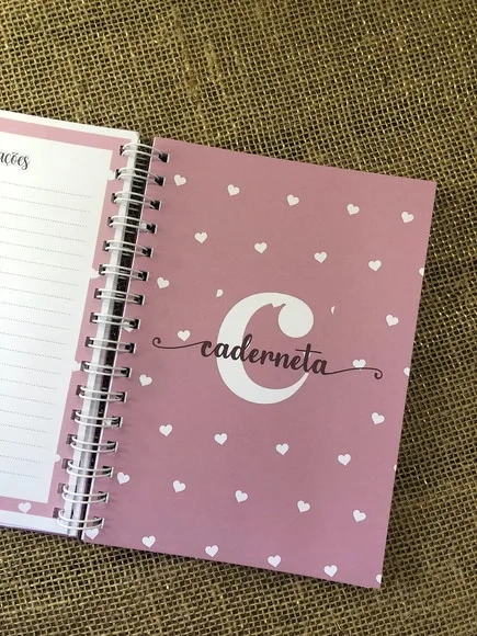Caderneta de Saúde / Vacinação Personalizada Clean Corações