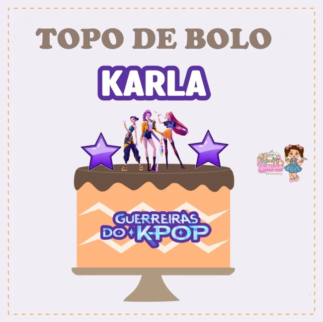 Kit Festa Só Um Bolinho K POP - Decoração de Festa
