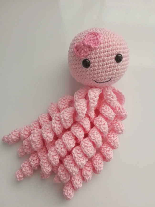 Polvo de crochê com técnica do Amigurumi/ Terapêutico para bebê