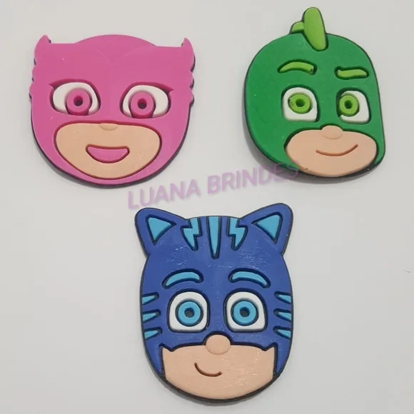 Apliques Emborrachado de Personagens - Pct c/ 6 Unid