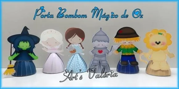 Porta Bombom Mágico de Oz - cada