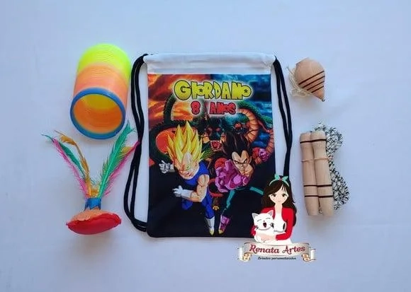 Mochila Boa Infância Tema Dragon Ball 2