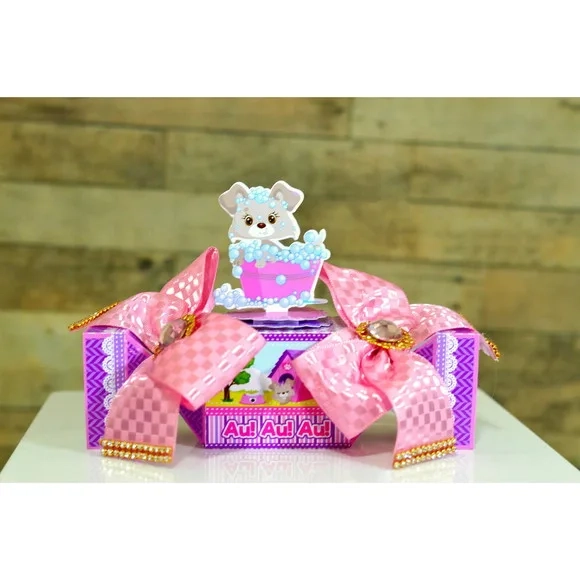 Kit 60 Lembrancinhas - Pet Rosa