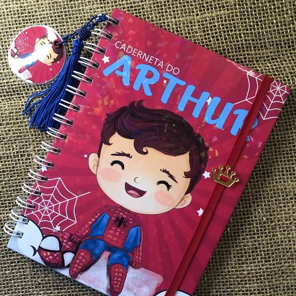 Caderneta de Saúde / Vacinação Personalizada Homem Aranha