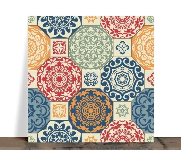 Azulejo Decorativo Mosaico Mandalas Colors 15x15 Cerâmica