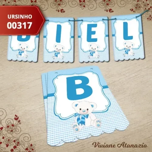 Bandeirola Ursinho - 00317