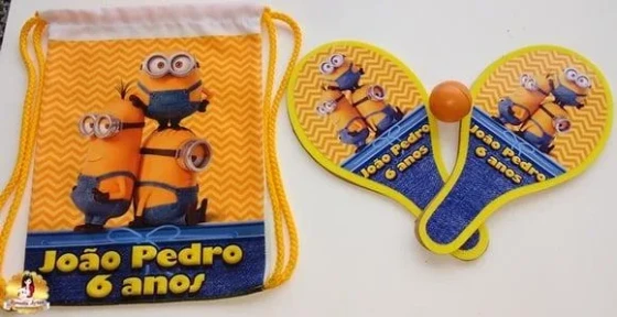 Mochila Ping Pong Tema Minions