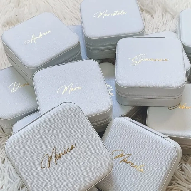Porta Joias Personalizados - Kit com 10 Unidades