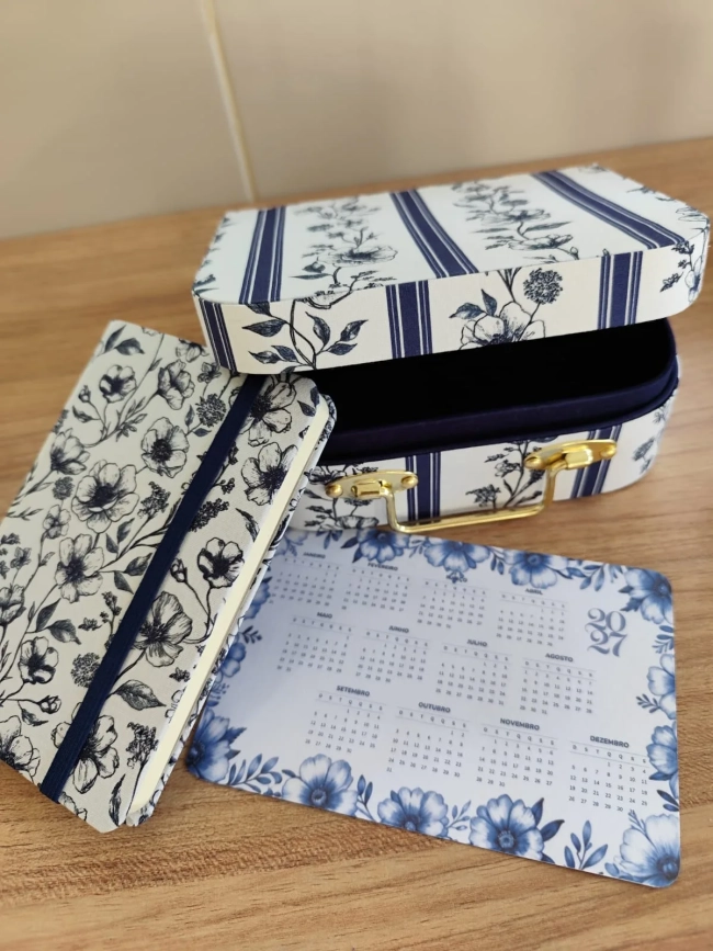 Kit Presente - Artesanal Chic Azul