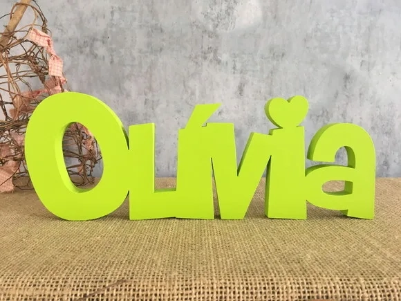 Letras de MDF -Nomes.