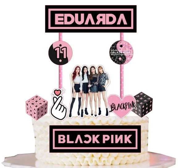 Topo de Bolo BlackPink