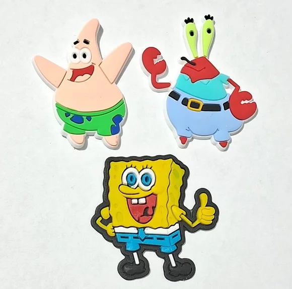 Aplique Bob Esponja Emborrachado - 6 Unidades