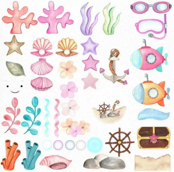 Kit Digital Fundo do Mar *01