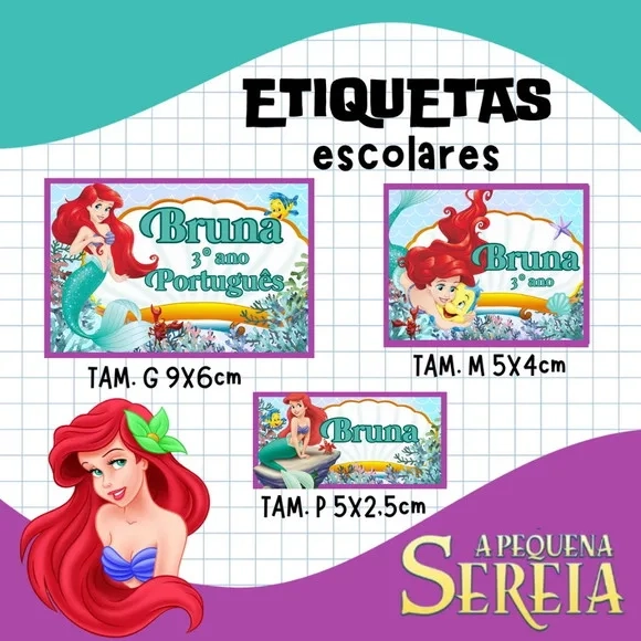 60 Etiquetas Escolares