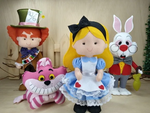 Alice no País das Maravilhas em Feltro