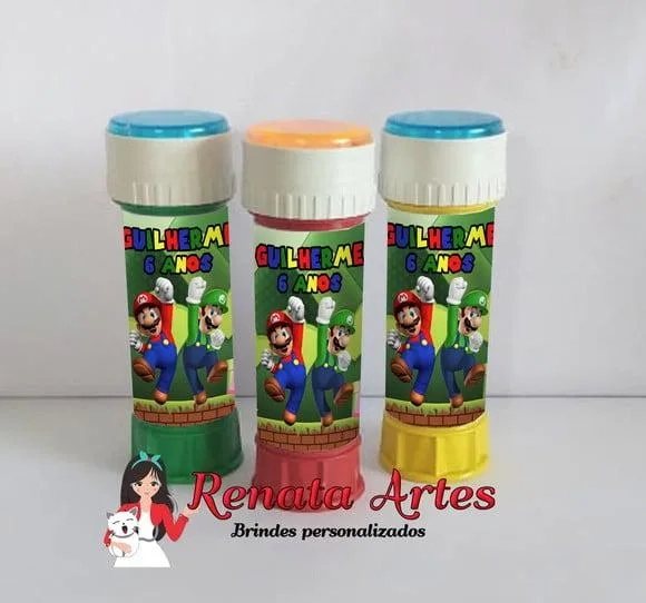 Bolhas de Sabão Super Mario