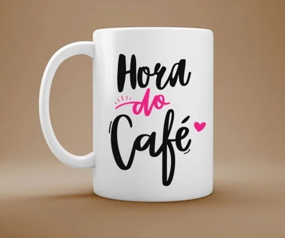 Caneca Hora do Café - Paixão Por Café e Estilo
