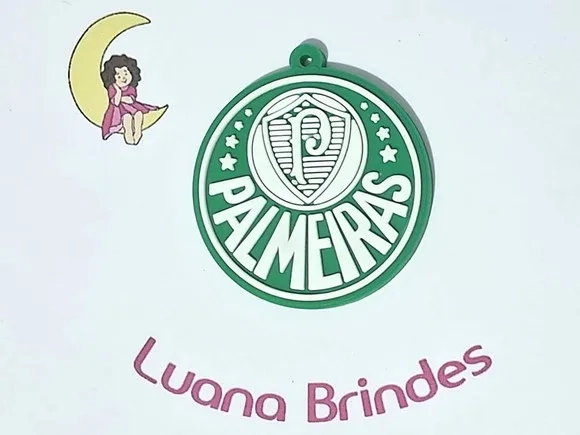 Pingente Time Emborrachado Pacote com 6 Unidades