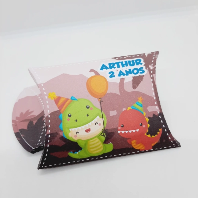 PEGUE E MONTE - Kit Festa DINO BABY - Decoração de Festa - Caixinhas Personalizadas