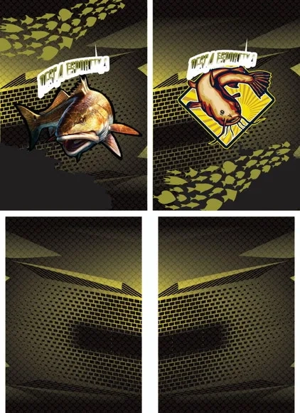 Arte Vetor Camisa Pesca-mod-0177