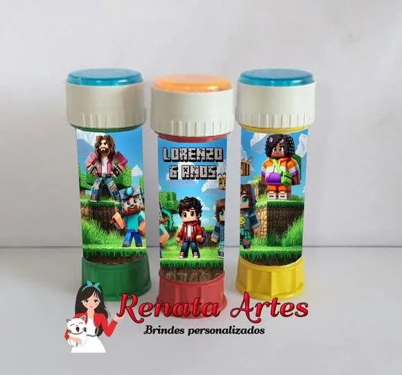 Bolhas de Sabão Minecraft Filme
