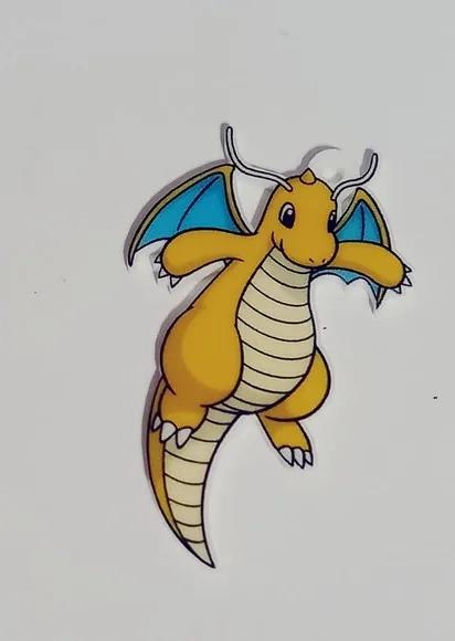 Pingente Dragonite em Acrílico Uv -3 Unidades