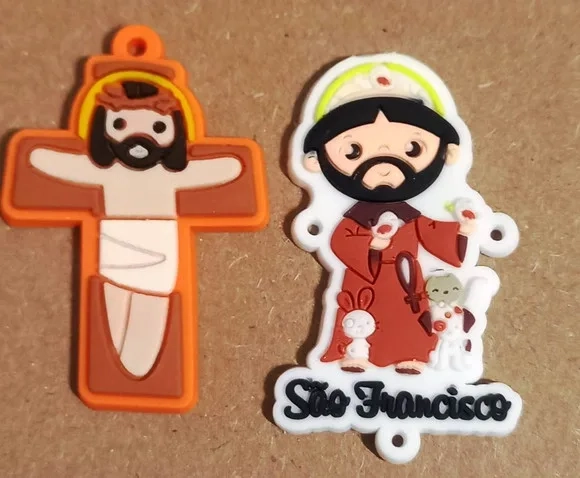 Kit Terço São Francisco de Assis com Crucifixo - 3 Kits