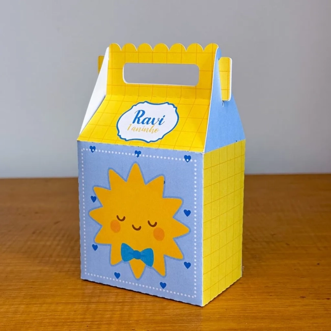 PEGUE E MONTE - Kit Festa RAIO DE SOL MENINO - Decoração de Festa | Lembrancinhas | Aniversário | Personalizados