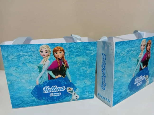 Sacolinhas Personalizadas Frozen para Lembrancinhas