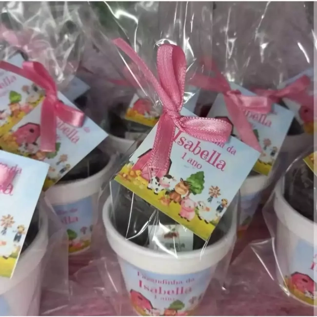 25 unidades Kit Jardinagem Fazendinha Rosa - Trabalhamos com qualquer tema - Informar tema no chat.