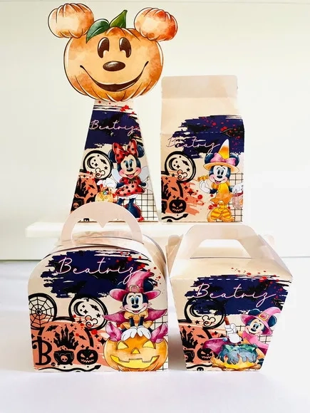 Kit 30 Lembrancinhas Minnie Halloween