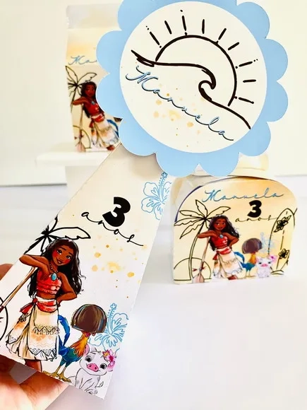 Kit 60 Lembrancinhas Moana