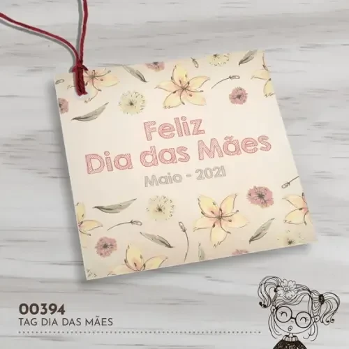 Tag Quadrada Dia das Mães - 00394