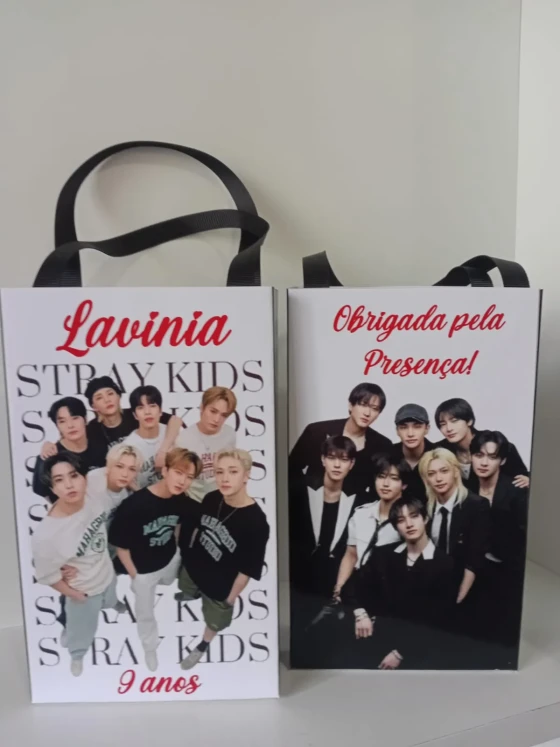 Sacolinhas Personalizadas Stray Kids para lembrancinhas
