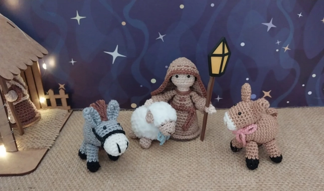 Presépio Amigurumi 11 peças