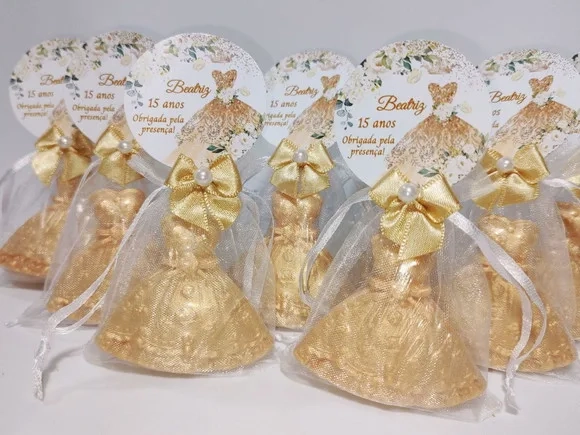 Lembrancinha 15 Anos, Sabonete Vestido de Princesa
