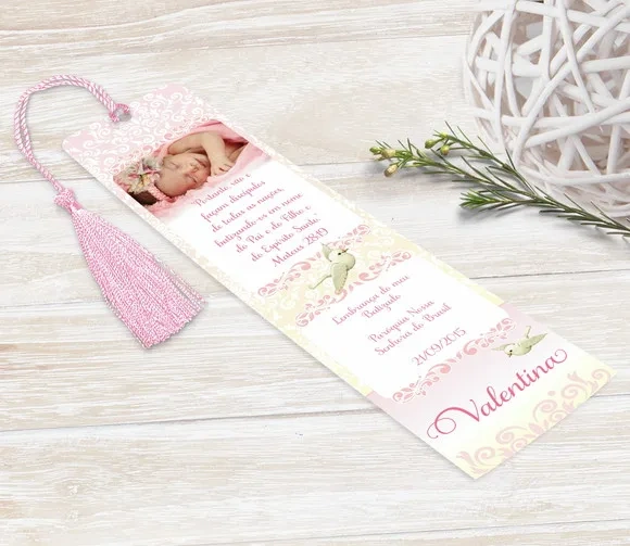 Marca Páginas Personalizado com a Foto do Bebê