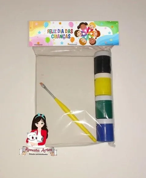 Kit Pintura Personalizado Dia das Crianças 2025